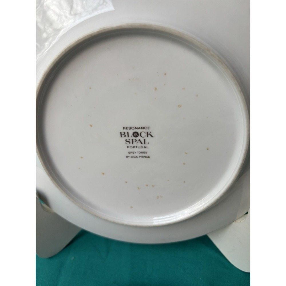 Block Spal Grey Tones Portugal China Resonance 2 Salad Plates 8" Jack Prince - Picture 4 of 5